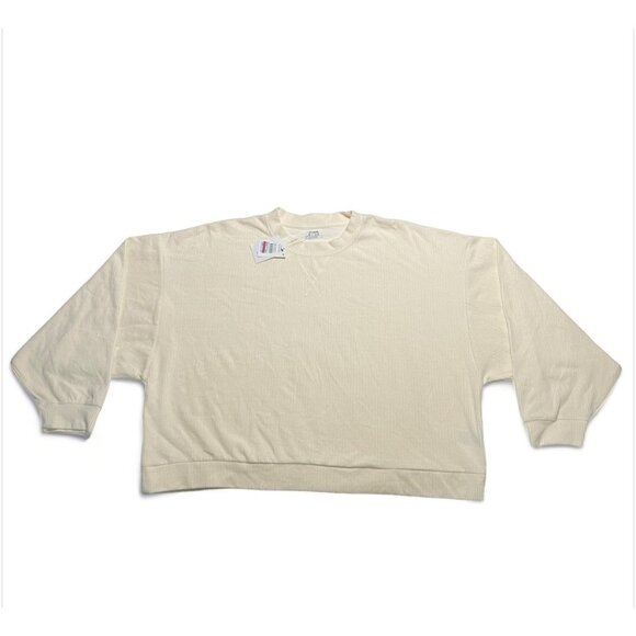 Cotton on Women's Cream Crew Neck Pullover Sweater, Size 16, New - Picture 4 of 11